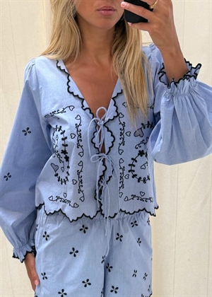 Tone bluse Blue Chambray Sissel Edelbo 